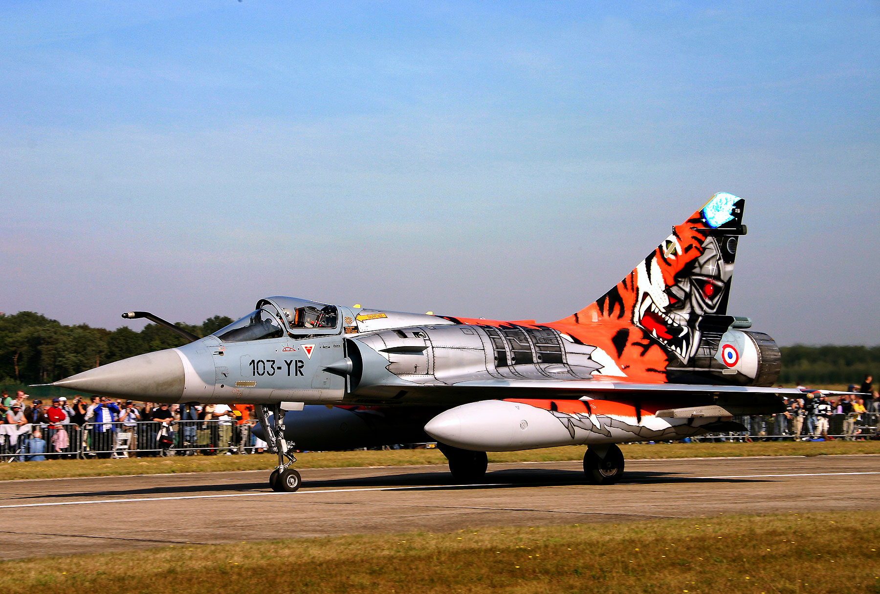 Diese französische MIRAGE 2000C präsentierte sich beim NATO Tiger Meet als "Terminator" © Marco Wadin 2009